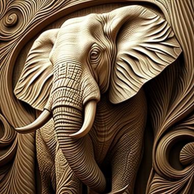 3D модель Слоны максимус индикус (STL)